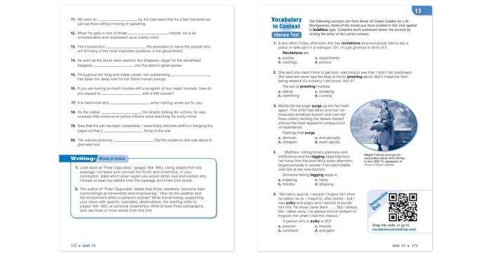 Vocabulary workshop level b unit 11