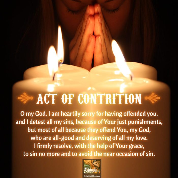 Act of contrition in spanish