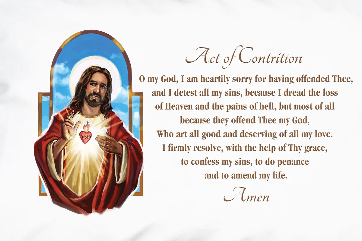 Act of contrition in spanish