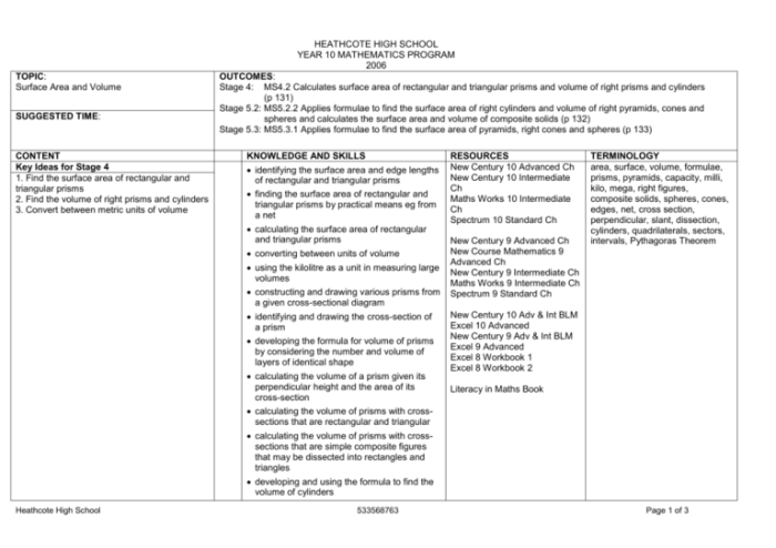 Unit 11 test study guide volume and surface area answers