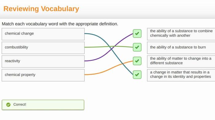 Match the term with its correct description.