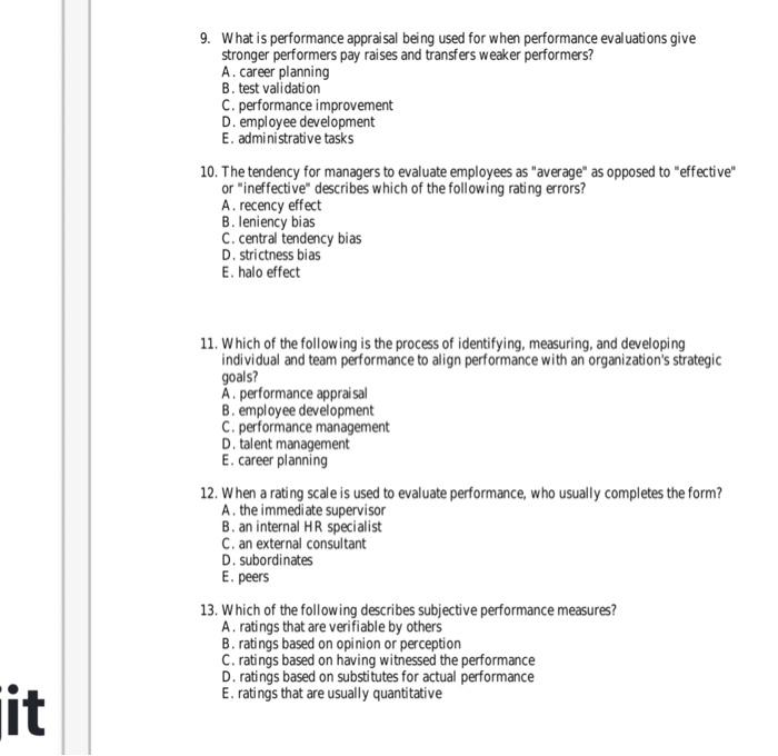 All performance appraisal systems should differentiate high and low performers