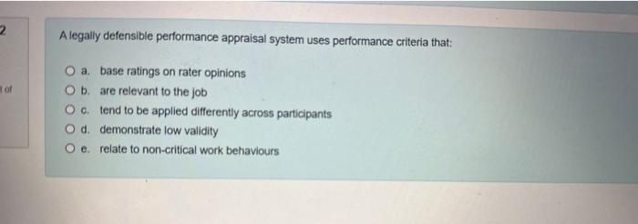 All performance appraisal systems should differentiate high and low performers