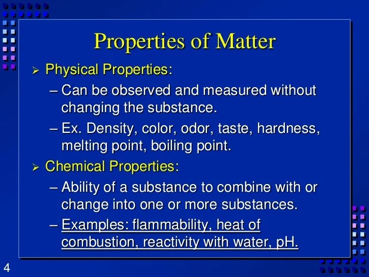 Chapter 3 matter properties and changes assessment answers