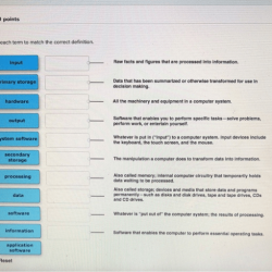 Match terms definitions term description their appropriate text each its drag connect answer has been solved through transcribed problem show