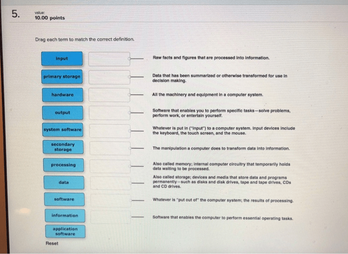 Match terms definitions term description their appropriate text each its drag connect answer has been solved through transcribed problem show