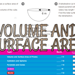 Unit 11 test study guide volume and surface area answers