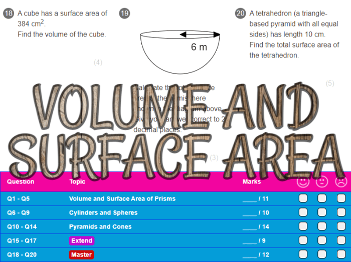 Unit 11 test study guide volume and surface area answers